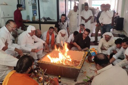 Om Shiv Shankar Sewa Mandal Ludhiana get starts for 28th Annual Bhandara for Sri Amarnath Yatra 2024 with Hawan on 9-6-2024